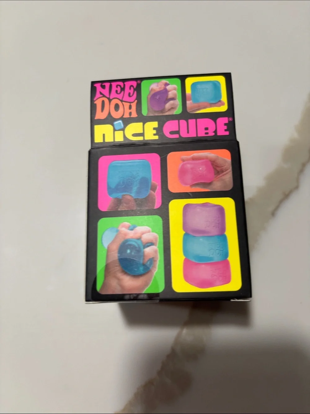 NeeDoh Nice Cube Squishy - Purple - Picture 3 of 4